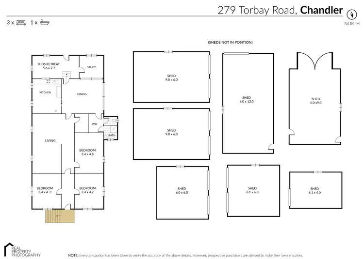 Floorplan of Homely rural property listing, 279 Torbay Road, Chandler QLD 4155