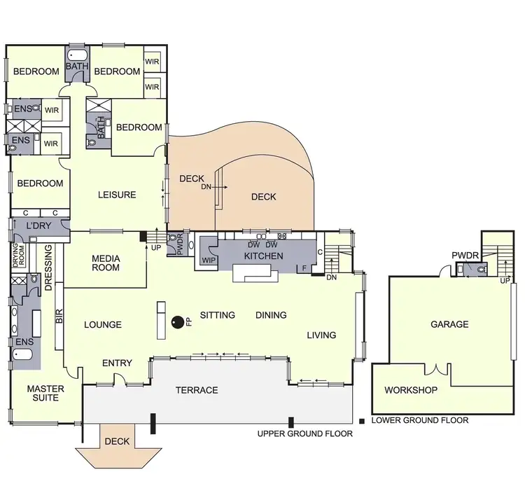 Floorplan of Homely house listing, 7 Beaumont View Lane, Berwick VIC 3806