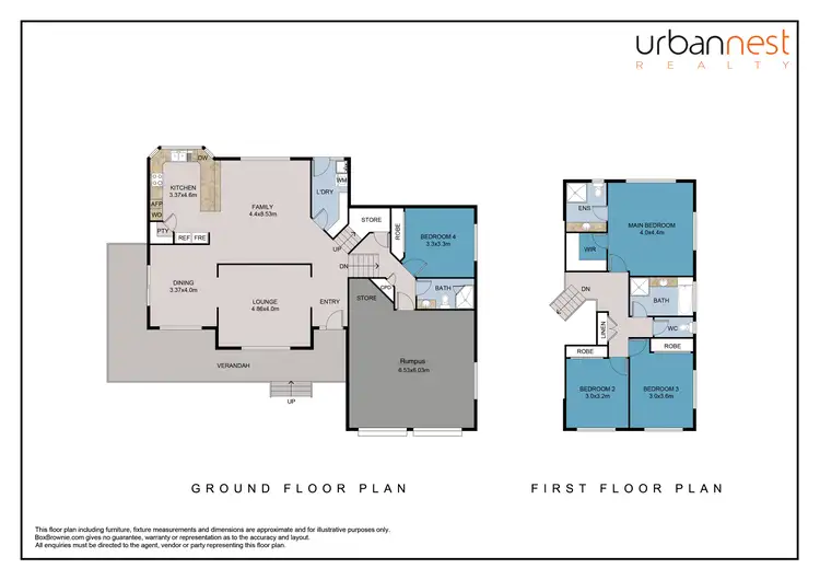 Floorplan of Homely house listing, 33 Blackwood Drive, Arana Hills QLD 4054