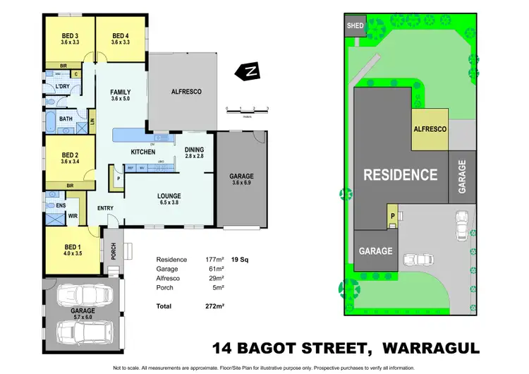 Floorplan of Homely house listing, 14 Bagot Street, Warragul VIC 3820
