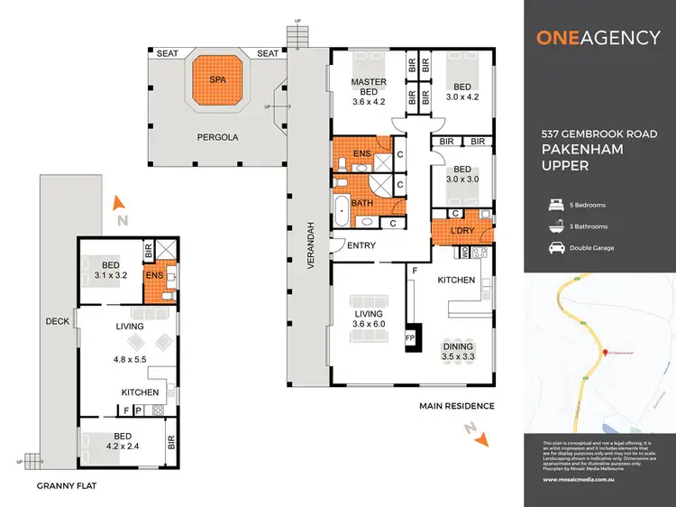 Floorplan of Homely rural property listing, 537 Gembrook Road, Pakenham Upper VIC 3810