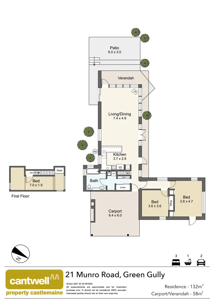 Floorplan of Homely house listing, 21 Munro Road, Green Gully VIC 3462
