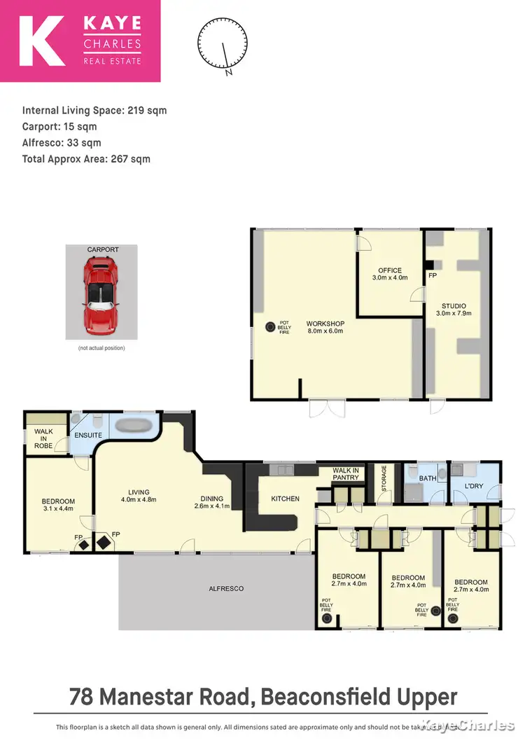 Floorplan of Homely rural property listing, 78 Manestar Road, Beaconsfield Upper VIC 3808