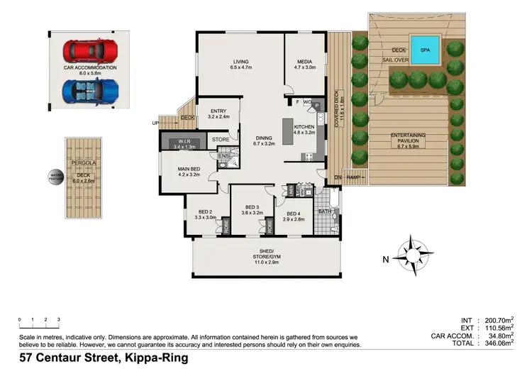 Floorplan of Homely house listing, 57 Centaur Street, Kippa-Ring QLD 4021