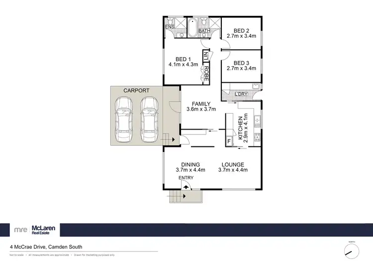 Floorplan of Homely house listing, 4 McCrae Drive, Camden South NSW 2570