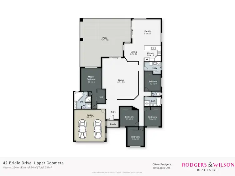 Floorplan of Homely house listing, 42 Bridie Drive, Upper Coomera QLD 4209