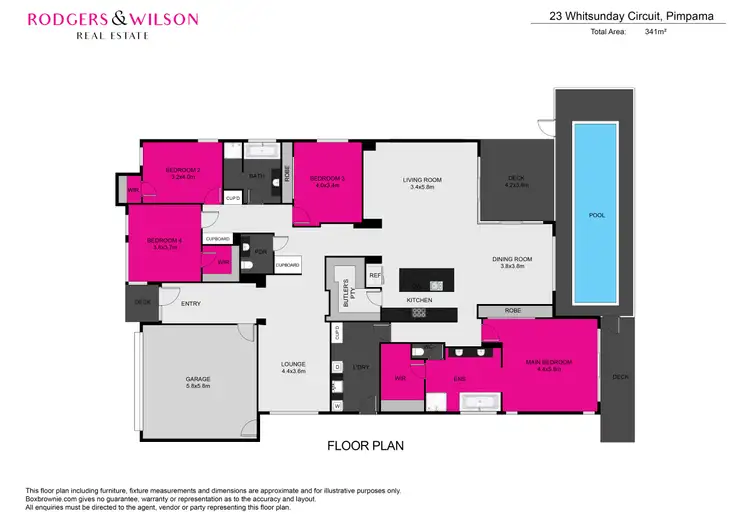 Floorplan of Homely house listing, 23 Whitsunday Circuit, Pimpama QLD 4209