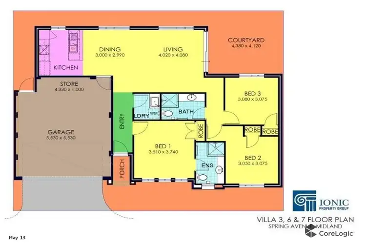 Floorplan of Homely villa listing, 6/3 Spring Avenue, Midland WA 6056