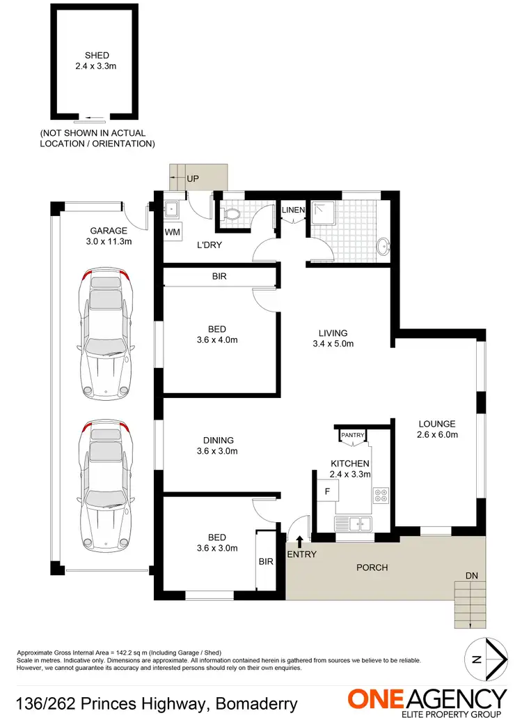 Floorplan of Homely house listing, 136 / 262 Princes Highway, Bomaderry NSW 2541