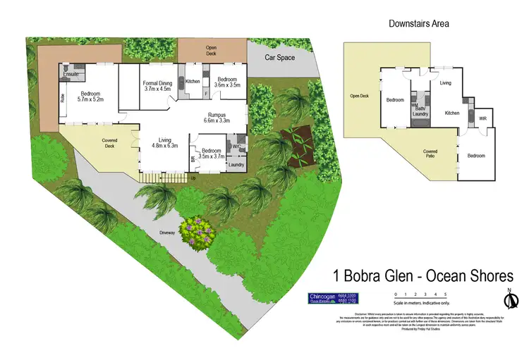 Floorplan of Homely house listing, 1 Bobra Glen, Ocean Shores NSW 2483