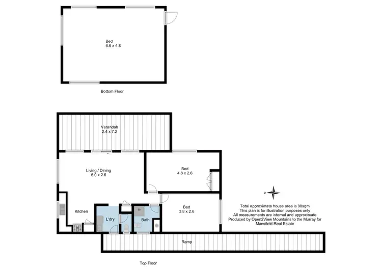 Floorplan of Homely house listing, 16 Redfern Court, Bonnie Doon VIC 3720