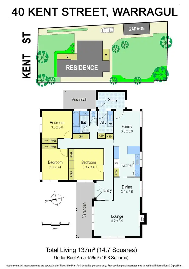 Floorplan of Homely house listing, 40 Kent Street, Warragul VIC 3820
