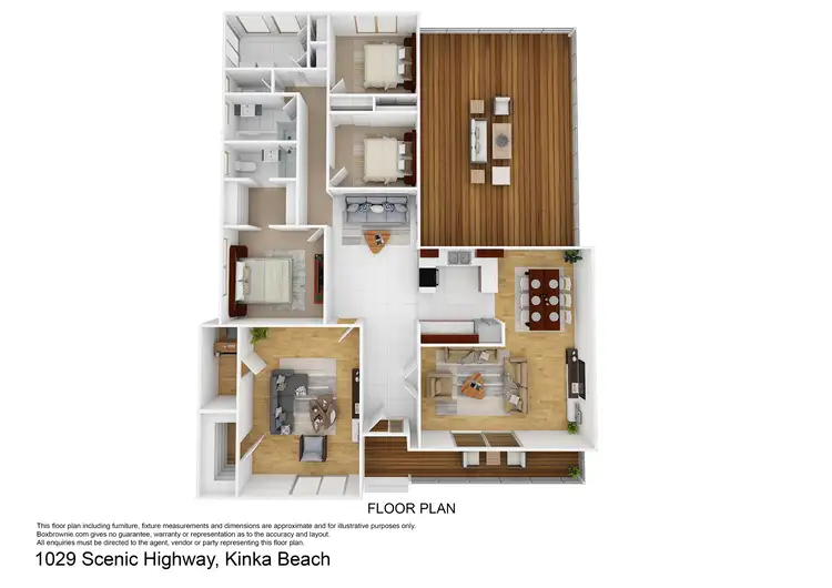 Floorplan of Homely house listing, 1029 Scenic Highway, Kinka Beach QLD 4703