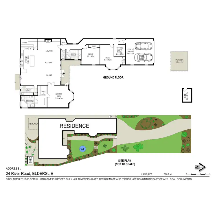 Floorplan of Homely house listing, 24 River Road, Elderslie NSW 2570