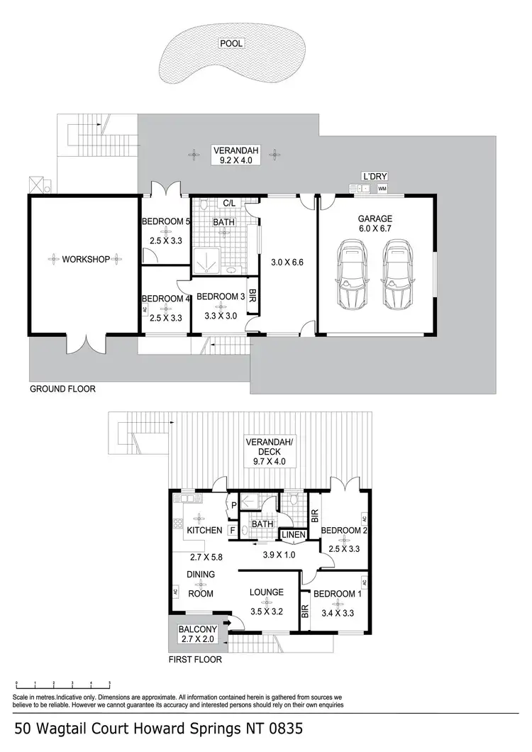 Floorplan of Homely house listing, 50 Wagtail Court, Howard Springs NT 835