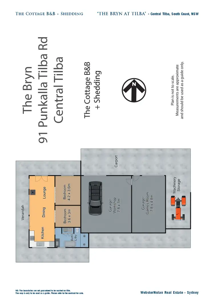 Floorplan of Homely rural property listing, 91 Punkalla Tilba Road, Central Tilba NSW 2546