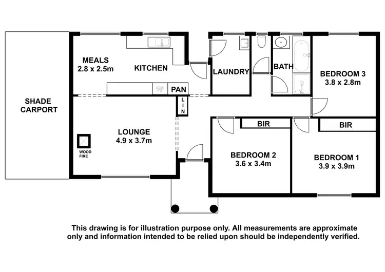 Floorplan of Homely house listing, 18 Grosser Street, Millicent SA 5280