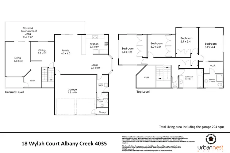 Floorplan of Homely house listing, 18 Wylah Court, Albany Creek QLD 4035
