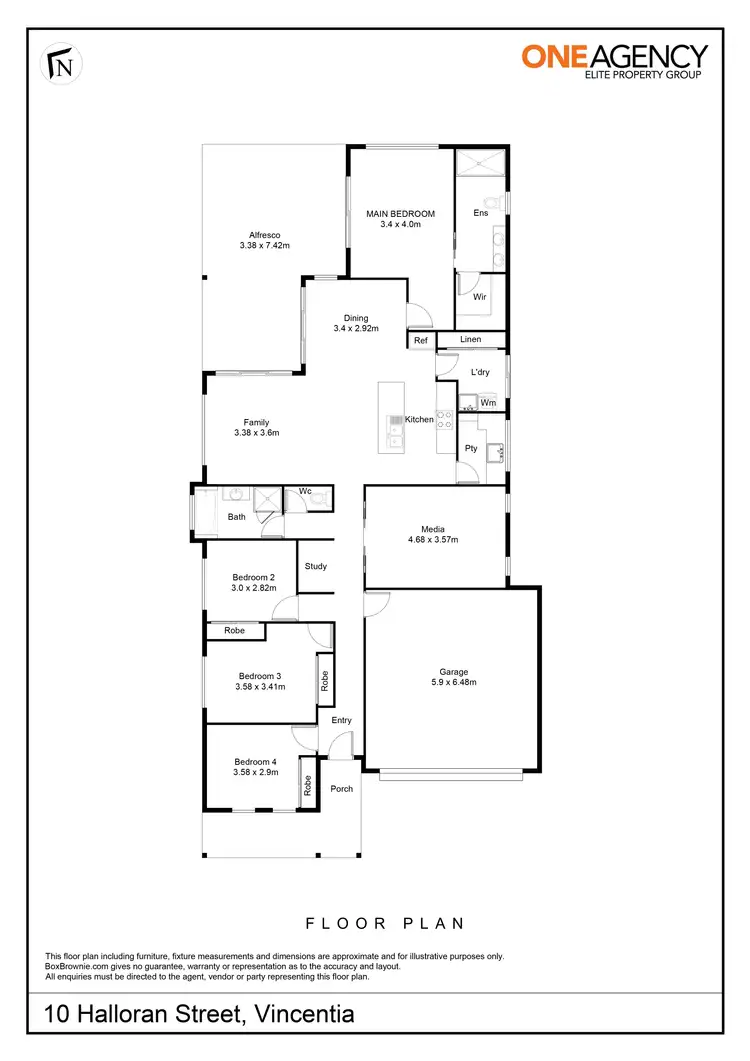 Floorplan of Homely house listing, 10 Halloran Street, Vincentia NSW 2540