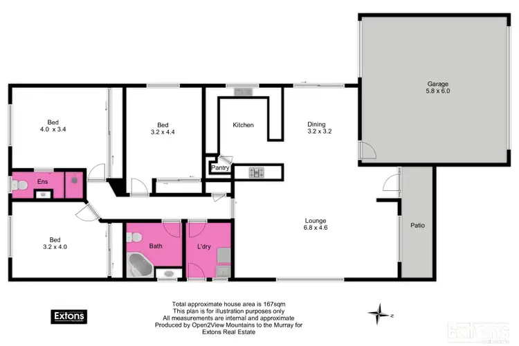 Floorplan of Homely house listing, 16 MADDEN DRIVE, Yarrawonga VIC 3730