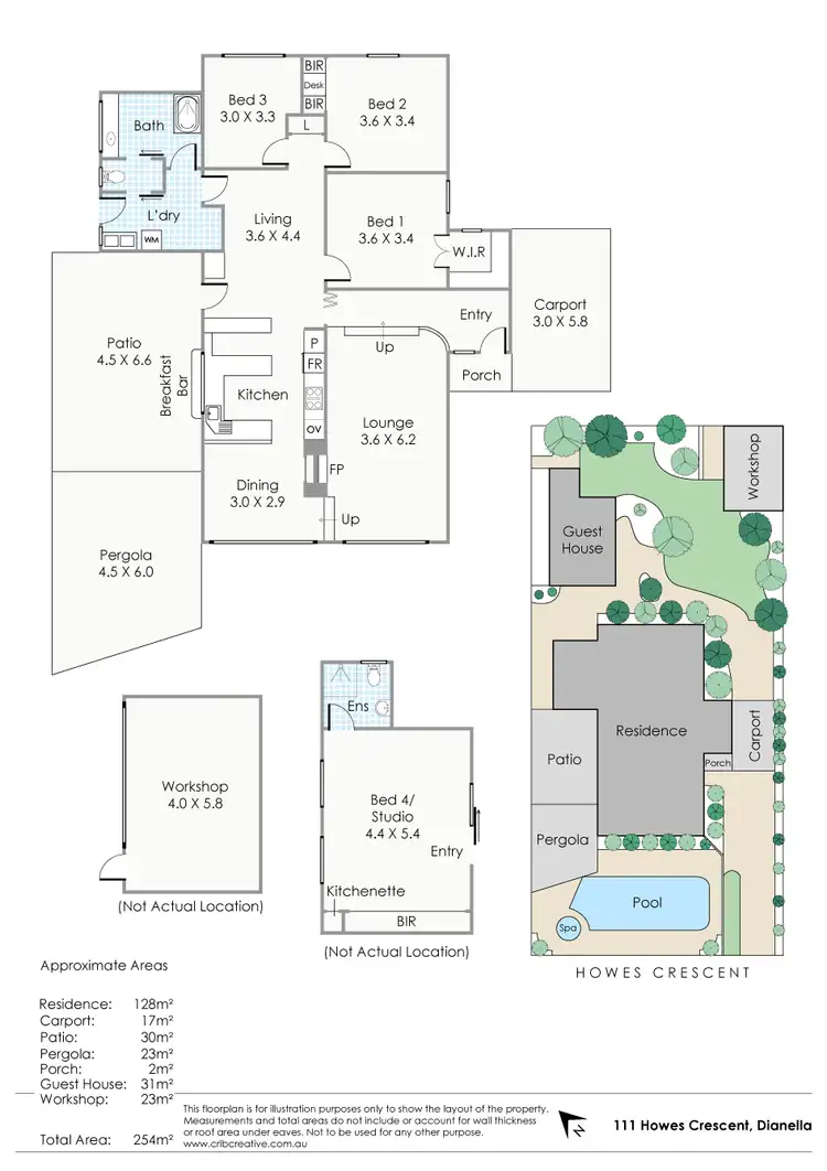 Floorplan of Homely house listing, 111 Howes Crescent, Dianella WA 6059
