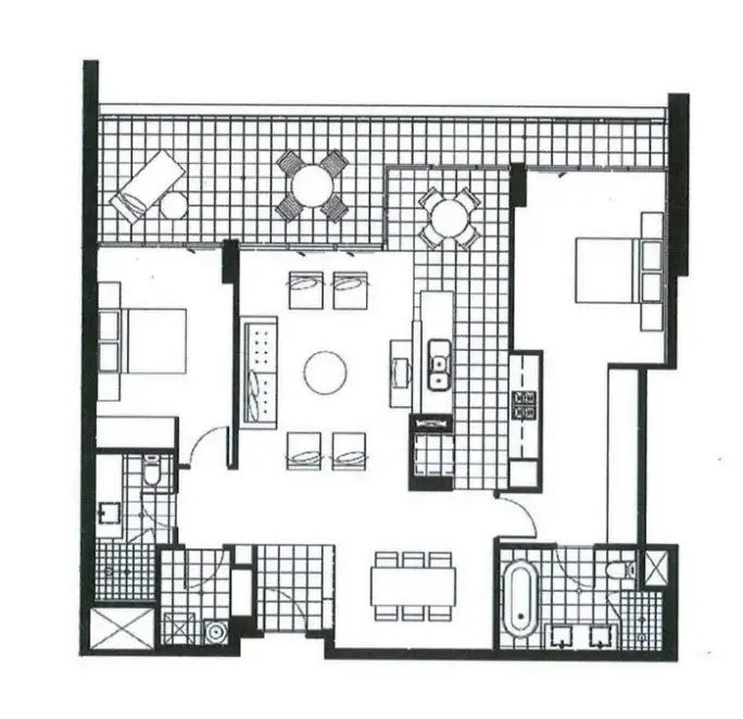 Floorplan of Homely apartment listing, 803/2 Oldfield Street, Burswood WA 6100