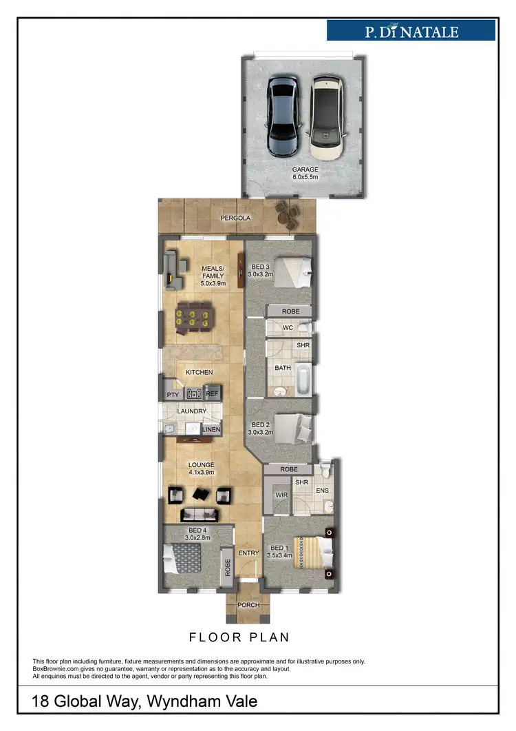 Floorplan of Homely house listing, 18 Global Way, Wyndham Vale VIC 3024