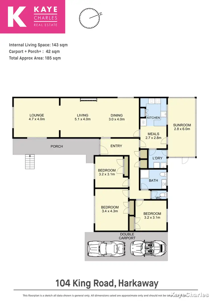 Floorplan of Homely house listing, 104 King Road, Harkaway VIC 3806