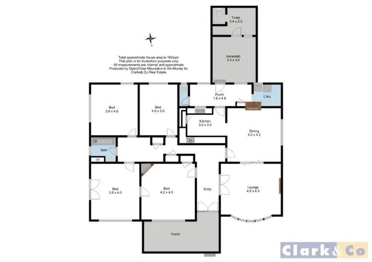 Floorplan of Homely rural property listing, 7909 Maroondah Highway, Merton VIC 3715