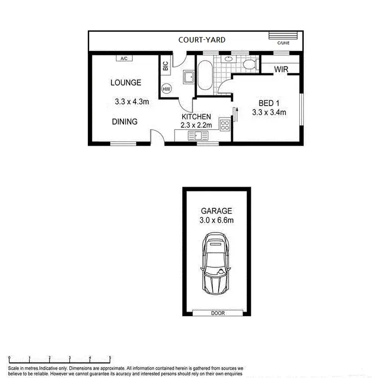 Floorplan of Homely unit listing, 2/48 BEADNALL TERRACE, Glengowrie SA 5044
