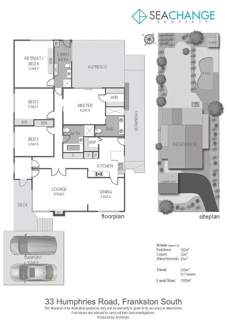 Floorplan of Homely house listing, 33 Humphries Road, Frankston South VIC 3199
