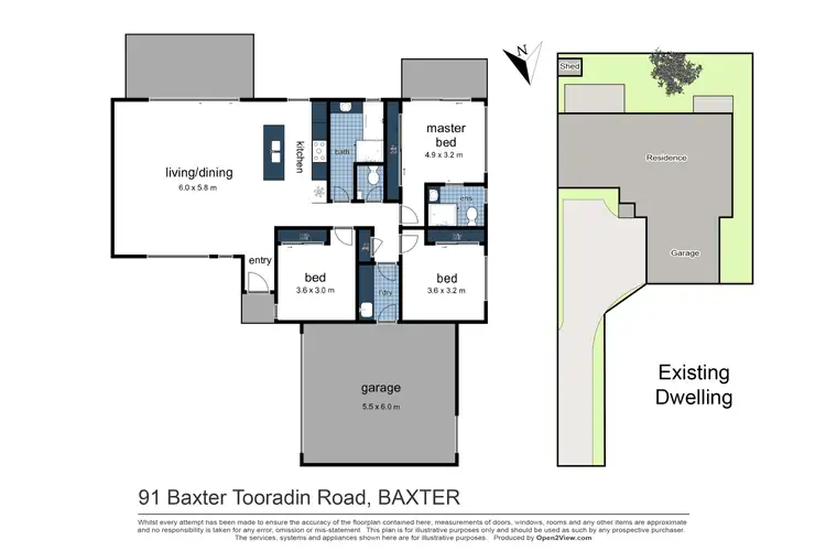 Floorplan of Homely land listing, LOT 2/91 Baxter Tooradin Road, Baxter VIC 3911