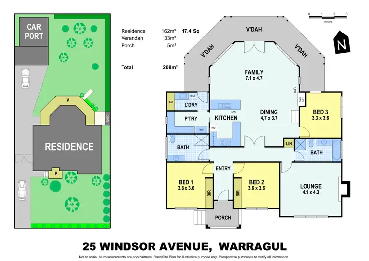 Floorplan of Homely house listing, 25 Windsor Avenue, Warragul VIC 3820