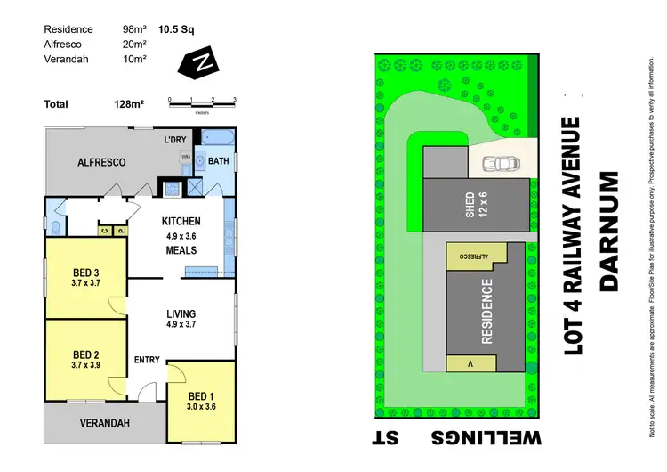 Floorplan of Homely house listing, Lot 4 Railway Avenue, Darnum VIC 3822