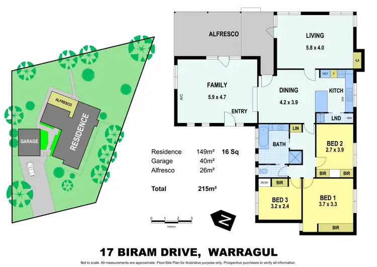Floorplan of Homely house listing, 17 Biram Drive, Warragul VIC 3820