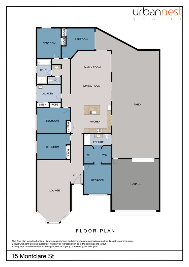 Floorplan of Homely house listing, 15 Montclare Court, Cashmere QLD 4500