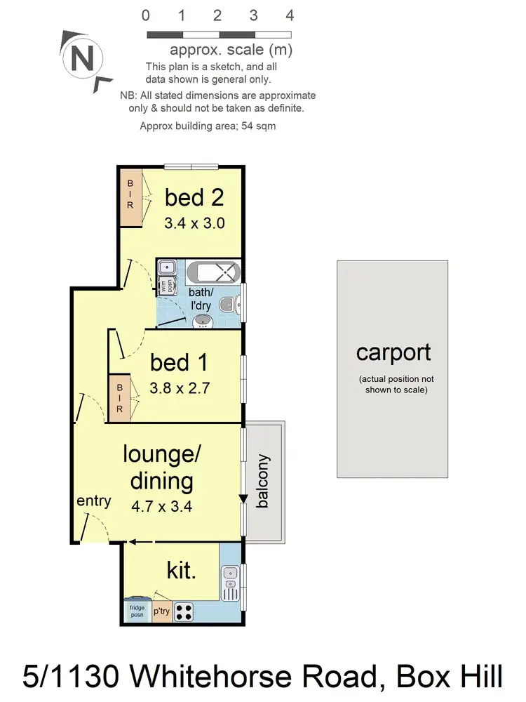 Floorplan of Homely flat listing, 5/1130 Whitehorse Road, Box Hill VIC 3128