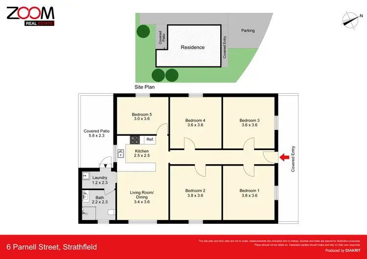 Floorplan of Homely house listing, 6 Parnell Street, Strathfield NSW 2135