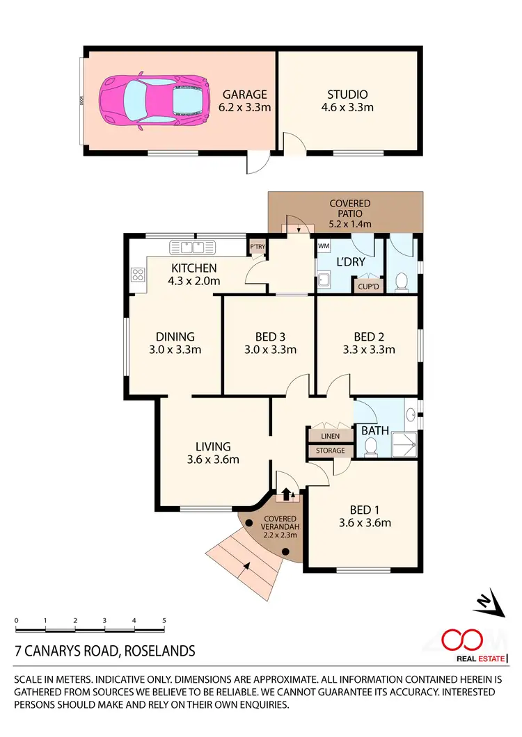 Floorplan of Homely house listing, 7 Canarys Road, Roselands NSW 2196