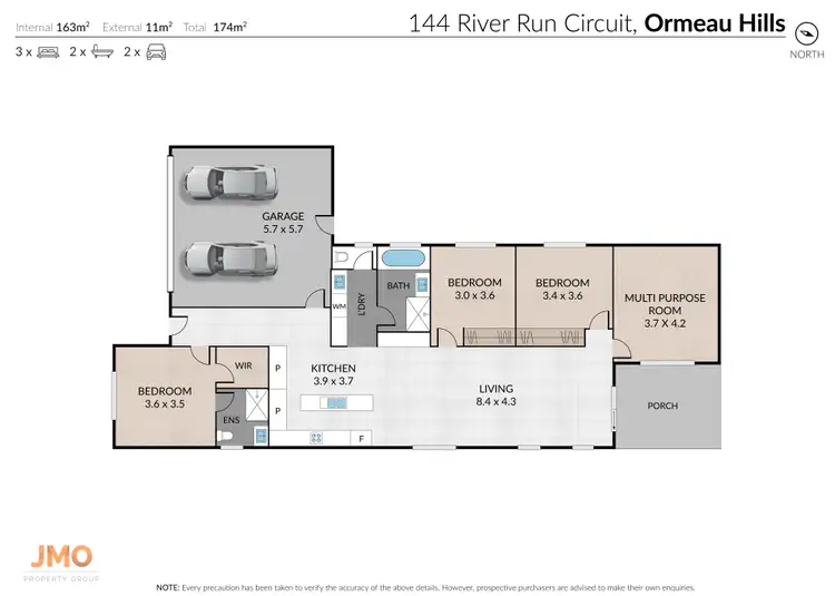 Floorplan of Homely house listing, 144 River Run Circuit, Ormeau Hills QLD 4208