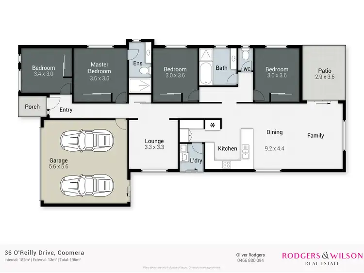 Floorplan of Homely house listing, 36 O'Reilly Drive, Coomera QLD 4209