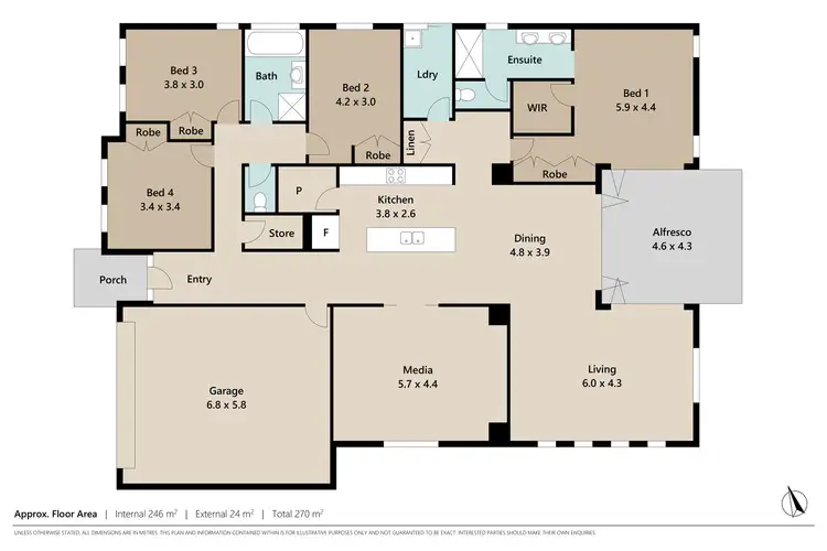 Floorplan of Homely house listing, 19 Jeff Collins Circuit, Bellbird Park QLD 4300