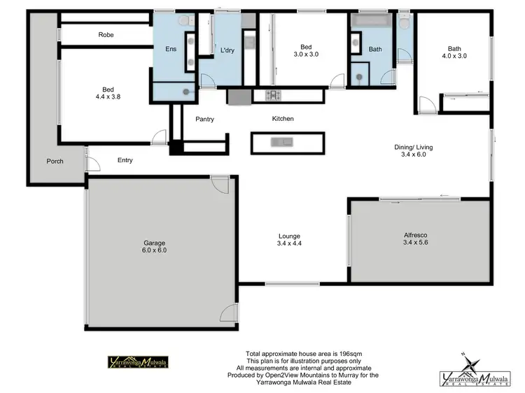 Floorplan of Homely house listing, 5 Doongara Street, Yarrawonga VIC 3730
