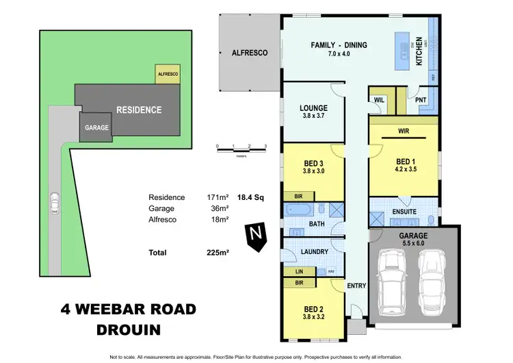 Floorplan of Homely house listing, 4 Weebar Road, Drouin VIC 3818