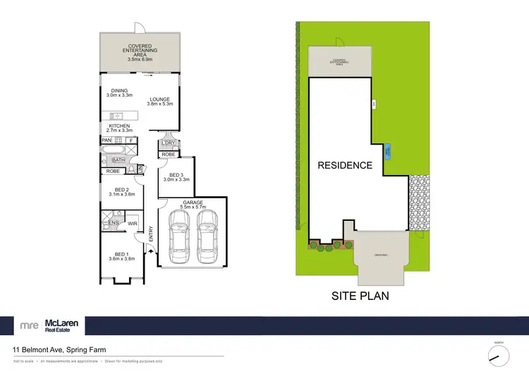 Floorplan of Homely house listing, 11 Belmont Avenue, Spring Farm NSW 2570