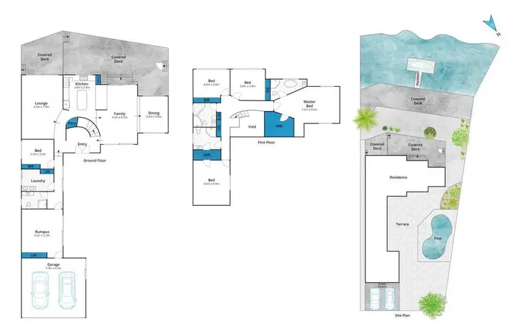 Floorplan of Homely house listing, 32 Montevideo Drive, Clear Island Waters QLD 4226