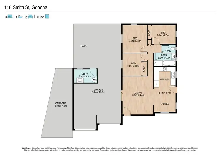 Floorplan of Homely house listing, 118 Smiths Road, Goodna QLD 4300
