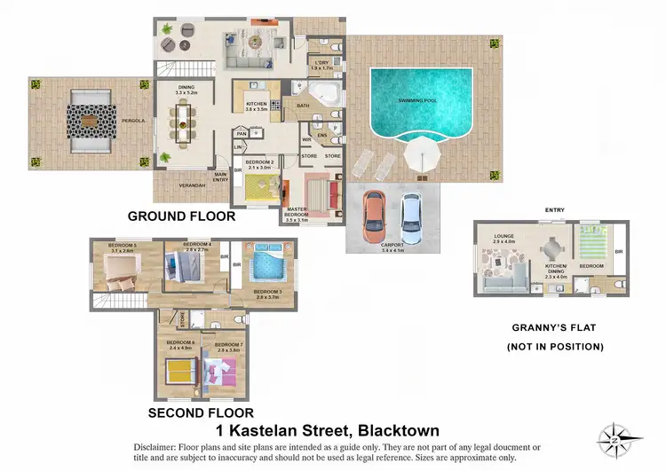 Floorplan of Homely house listing, 1 Kastelan Street, Blacktown NSW 2148