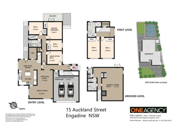 Floorplan of Homely house listing, 15 Auckland Street, Engadine NSW 2233