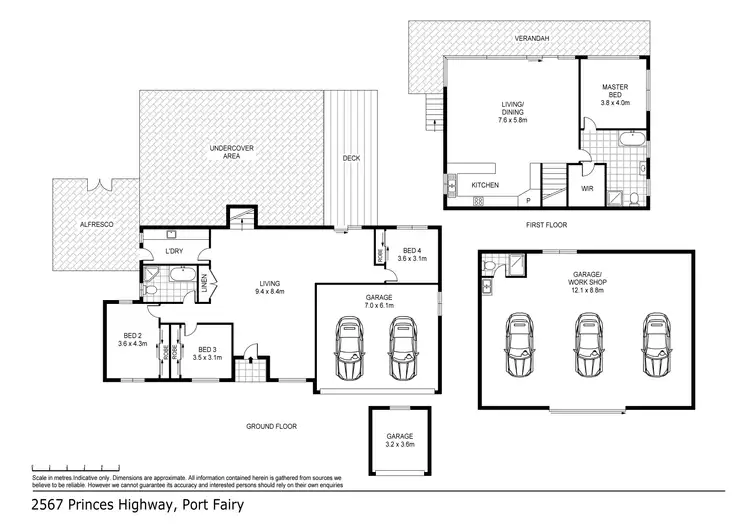 Floorplan of Homely house listing, 2567 Princes Highway, Port Fairy VIC 3284